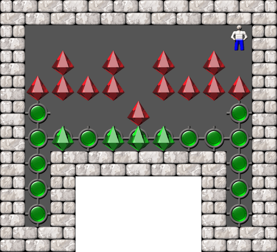 Сокобан Bugs collection 3 уровень 32
